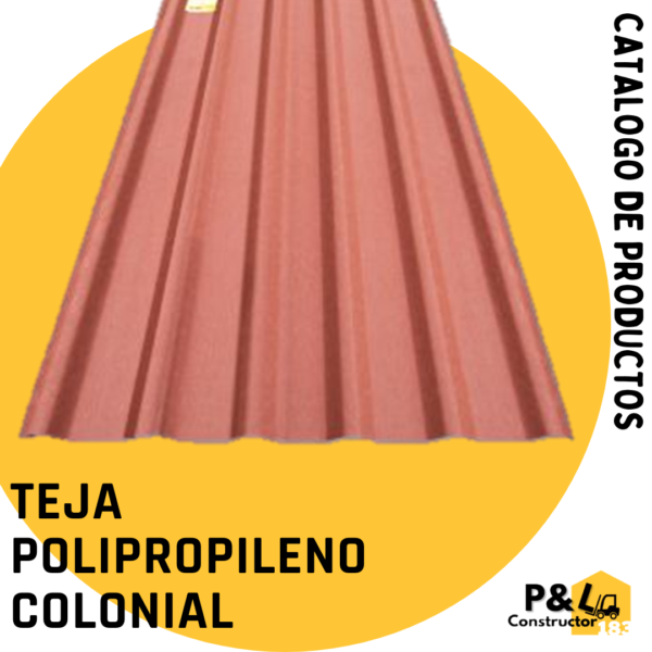 Teja Polipropileno Colonial P L Constructor